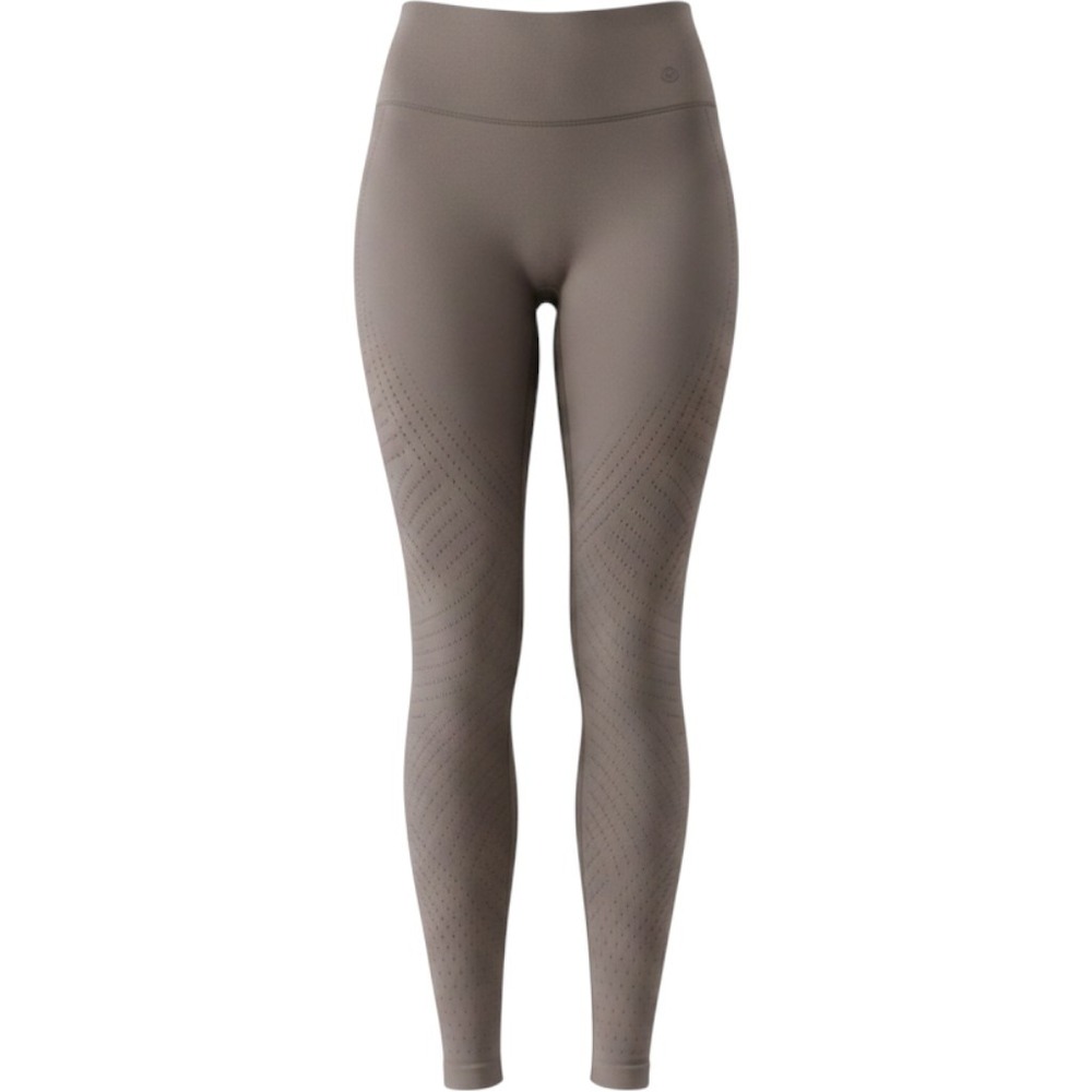 Lululemon Reveal Tight Zen Expression‎ Taupe Brown Perforated Leggings Size 2